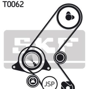 Комплект ремня ГРМ - (636735, 97010530) SKF VKMA 05213