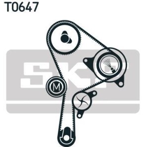 Комплект ремня ГРМ - (1281180KA0, 8200767775, 8201033287) SKF VKMA 06008