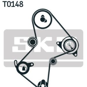 Комплект ремня ГРМ - SKF VKMA 06125