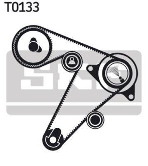 Комплект ременя ГРМ - (7700872531, 7700873731) SKF VKMA 06501