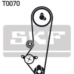 Комплект ремня ГРМ - (gtb1253xs, vt240, gtb1253) SKF VKMA 07300