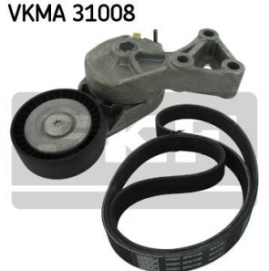 Поликлиновой ременный комплект - SKF VKMA 31008