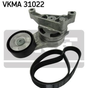 Поликлиновой ременный комплект - SKF VKMA 31022