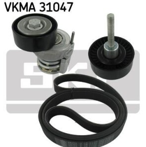 Поликлиновой ременный комплект - SKF VKMA 31047