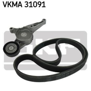 Поликлиновой ременный комплект - SKF VKMA 31091