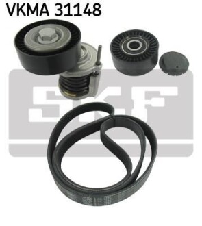 Комплект поліклинових ременів - SKF VKMA 31148