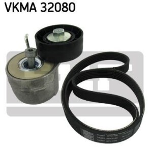 Поликлиновой ременный комплект - SKF VKMA 32080