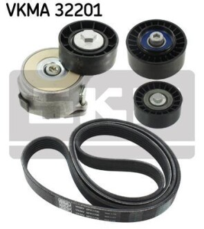 Комплект доріжкових пасків - ((55214074, A0009933900, 0009933900)) SKF VKMA32201