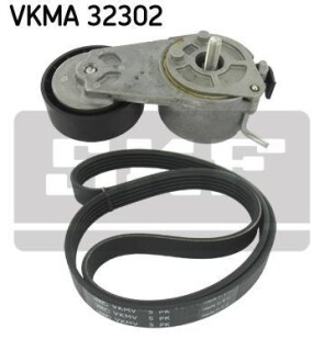 Ролик с ремнем грм, комплект - SKF VKMA 32302