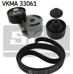 Поликлиновой ременный комплект - SKF VKMA 33061