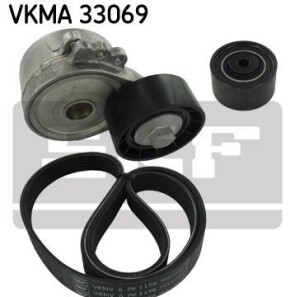 Поликлиновой ременный комплект - SKF VKMA 33069