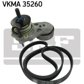 Поликлиновой ременный комплект - SKF VKMA 35260