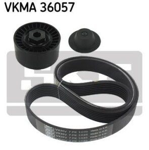 Поликлиновой ременный комплект - SKF VKMA 36057