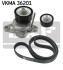Комплект поліклинових ременів - (8200933753, 8200598964, 119233042R) SKF VKMA 36201 (фото 1)