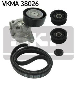 Поликлиновой ременный комплект - SKF VKMA 38026