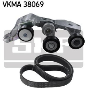 Поликлиновой ременный комплект - (0149971492, 6682000870, 6682001670) SKF VKMA 38069 (фото 1)