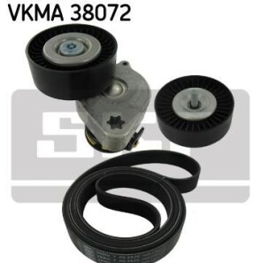 Поликлиновой ременный комплект - (0009936796, 0139977492, 2712060019) SKF VKMA 38072 (фото 1)