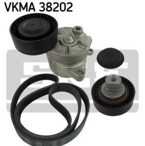 Поликлиновой ременный комплект - SKF VKMA 38202