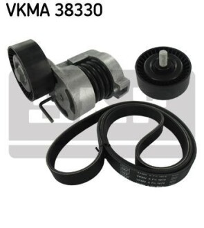 Комплект поліклинових ременів - (11287516897, 11287524267, 1440377) SKF VKMA 38330