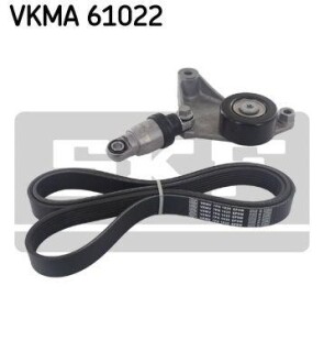 К-т,поліклиновий пас+натягувач - SKF VKMA61022