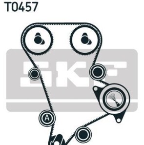 Комплект ремня ГРМ - (0K88R12205, 0K88R12205B) SKF VKMA 94509