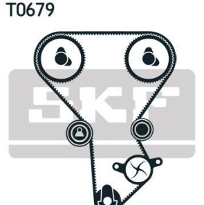 Комплект ремня ГРМ - (0K95412730, 0K95512730, 0K95512730A) SKF VKMA 94601
