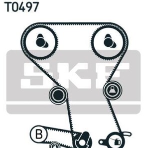 Комплект ремня ГРМ - (md192319, md197152) SKF VKMA 95023