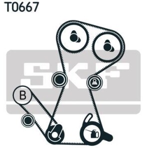 Комплект ремня ГРМ - SKF VKMA 95649