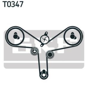 Комплект ремня ГРМ - (243123E000, 243133E50, 243123E100) SKF VKMA 95981