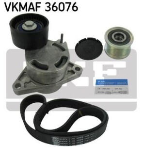 Ролик с ремнем грм, комплект - (4405276, 4449515, 9121109) SKF VKMA F36076
