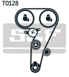 Насос водяной двигателя - (55221254, 60620887, 60812382) SKF VKMC 02177