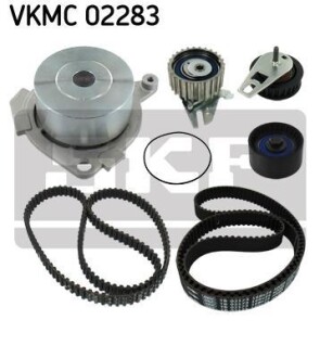 Комплект ГРМ, пас+ролик+помпа - ((55221253, 60620443, 60667496)) SKF VKMC02283
