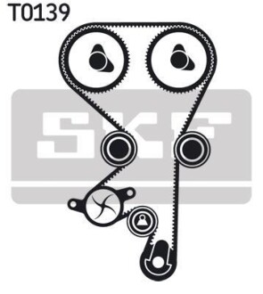 Водяной насос + комплект зубчатого ремня - SKF VKMC 05156-1