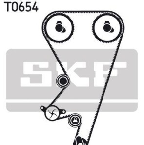 Водяной насос + комплект зубчатого ремня - (5636424, GM636418, 9128741) SKF VKMC 05202