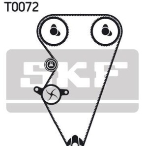 Водяной насос + комплект зубчатого ремня - (lhp100900l, lhp100900) SKF VKMC 07301