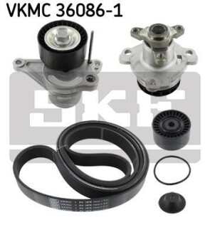 Комплект водяного насоса / ручейковых ремней - SKF VKMC 360861