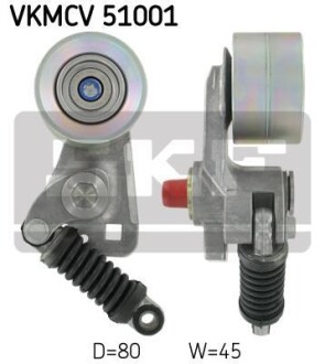 Натяжной ролик, поликлиновой ремень - SKF VKMCV 51001