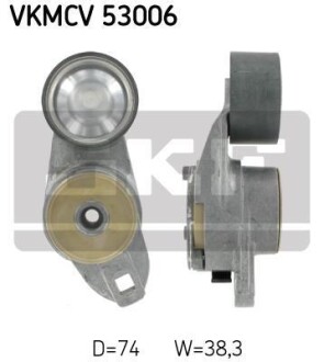 Натяжной ролик, поликлиновой ремень - (21479276, 20487079, 21260406) SKF VKMCV 53006