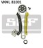 Комплект ланцюга ГРМ Skoda Fabia 1.2i 01-08 - (n90256202, 038103085E, 03D105209E) SKF VKML 81001 (фото 1)