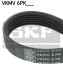 Поликлиновой ремень - (11720BV80A, 7700105888, 8200846156) SKF VKMV 6PK1193 (фото 1)
