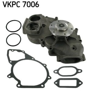 Насос охолоджуючої рідини MERCEDES AXOR, AXOR 2, CAPACITY, CITARO (O 530), CONECTO (O 345), TOURISMO (O 350), TRAVEGO (O 580) M476.930-OM457.981 01.98- - ((4032005301, 4032007301, 4032004701, 4572000201, 4572000501)) SKF VKPC7006