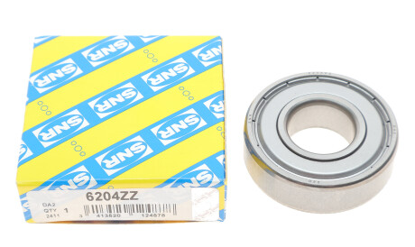 Фото 2 - Автозапчасть SNR NTN 6204-ZZ (6204ZZ)
