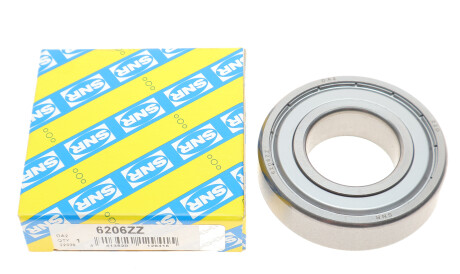 Фото 2 - Автозапчасть SNR NTN 6206.ZZ (6206ZZ)