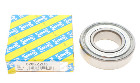 Фото 2 - Автозапчастина SNR NTN 6206 ZZ C3 (6206ZZC3)