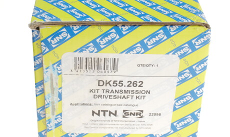 Фото 2 - Полуось SNR NTN DK55.262 (DK55262)