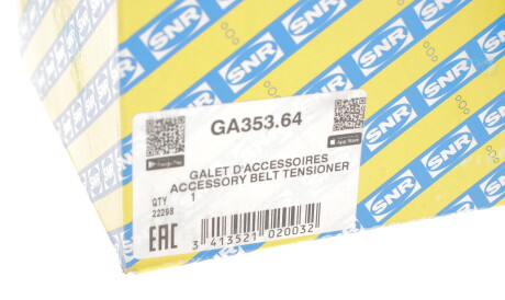 Фото 3 - Ролик ремня приводного SNR NTN GA353.64 (GA35364)