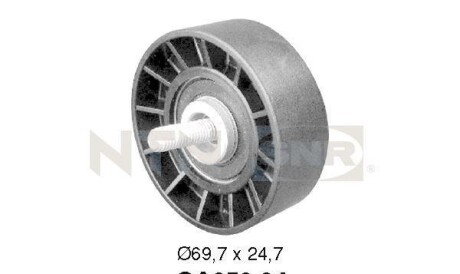 Натяжной ролик, поликлиновой ремень - (500344132, 6453CE, 6453FL) SNR NTN GA358.84