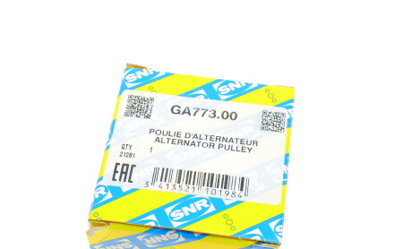 Фото 8 - Шкив генератора SNR NTN GA773.00 (GA77300)