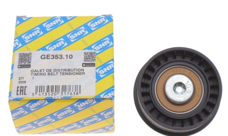 Фото 2 - Обводной ролик ремня ГРМ SNR NTN GE353.10 (GE35310)