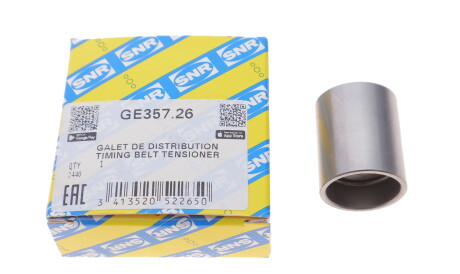 Фото 2 - Обводной ролик ремня ГРМ SNR NTN GE357.26 (GE35726)